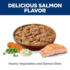 Hill's Science Diet Adult Perfect Weight salmon chunks highlight lean muscle support