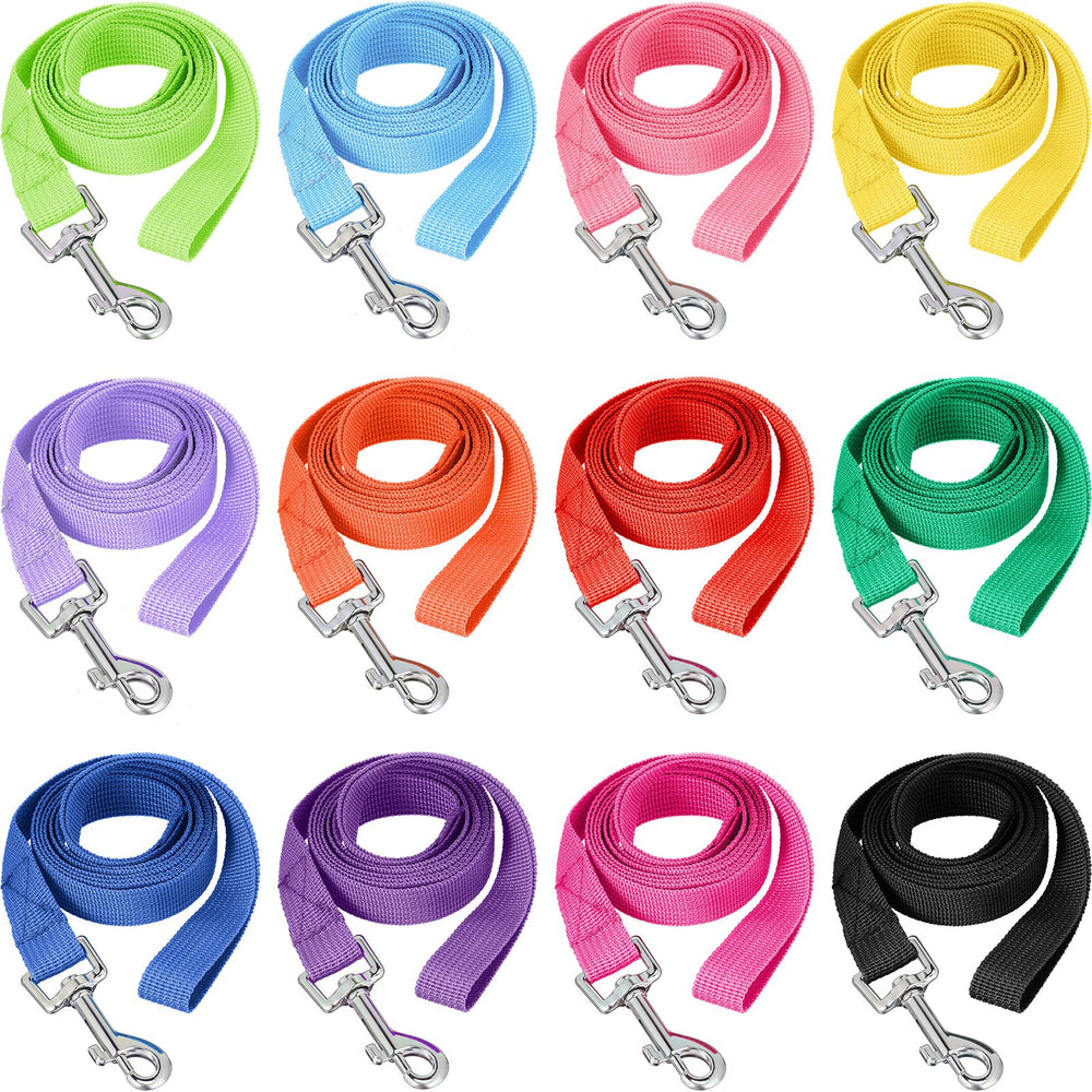 Hillban 12-color nylon puppy training leash set for daily house training.