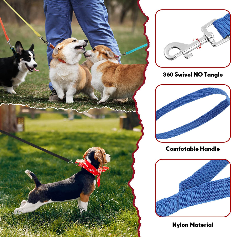 Hillban leash color variety in 12 colors improves visibility and organization.