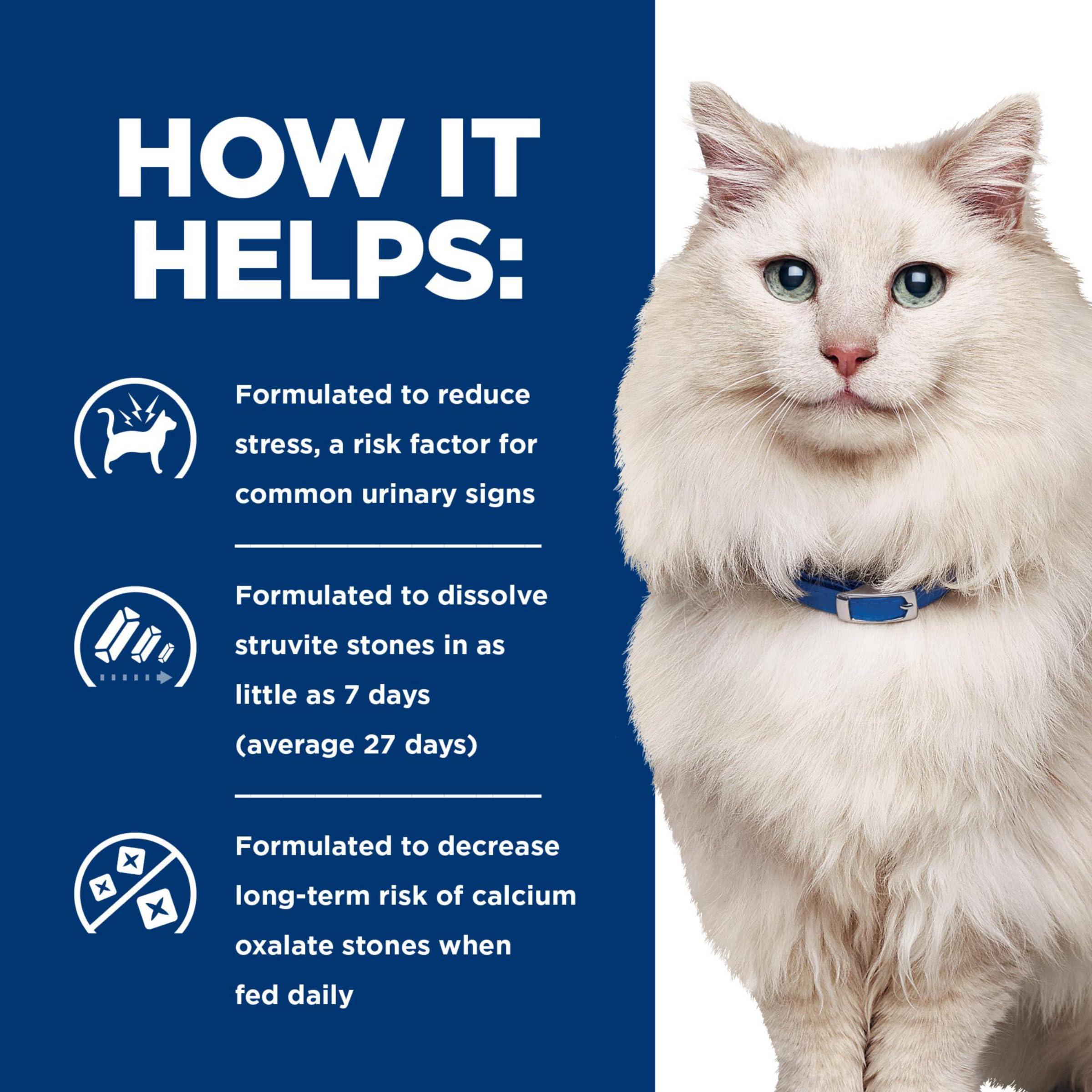 USA-made Hill's c/d Multicare Stress cat food packaging.