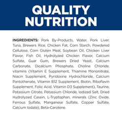 Hill's Prescription Diet c/d Multicare Stress Tuna cans closeup with label details