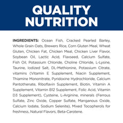 Serving bowl with Hill's c/d Multicare Ocean Fish for daily urinary care