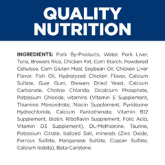 Close-up of moist pate texture appealing to cats for urinary health support