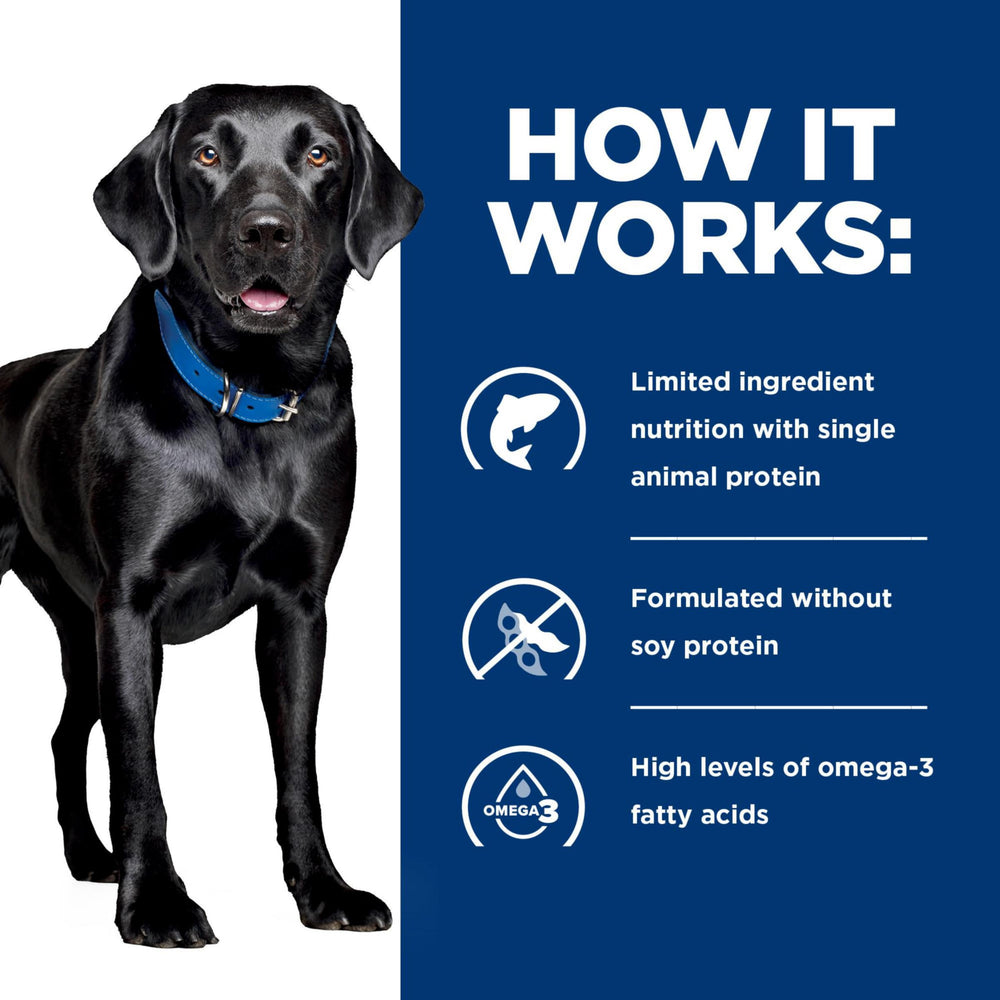 Hill's d/d 25lb packaging suitable for long-term prescribed nutrition