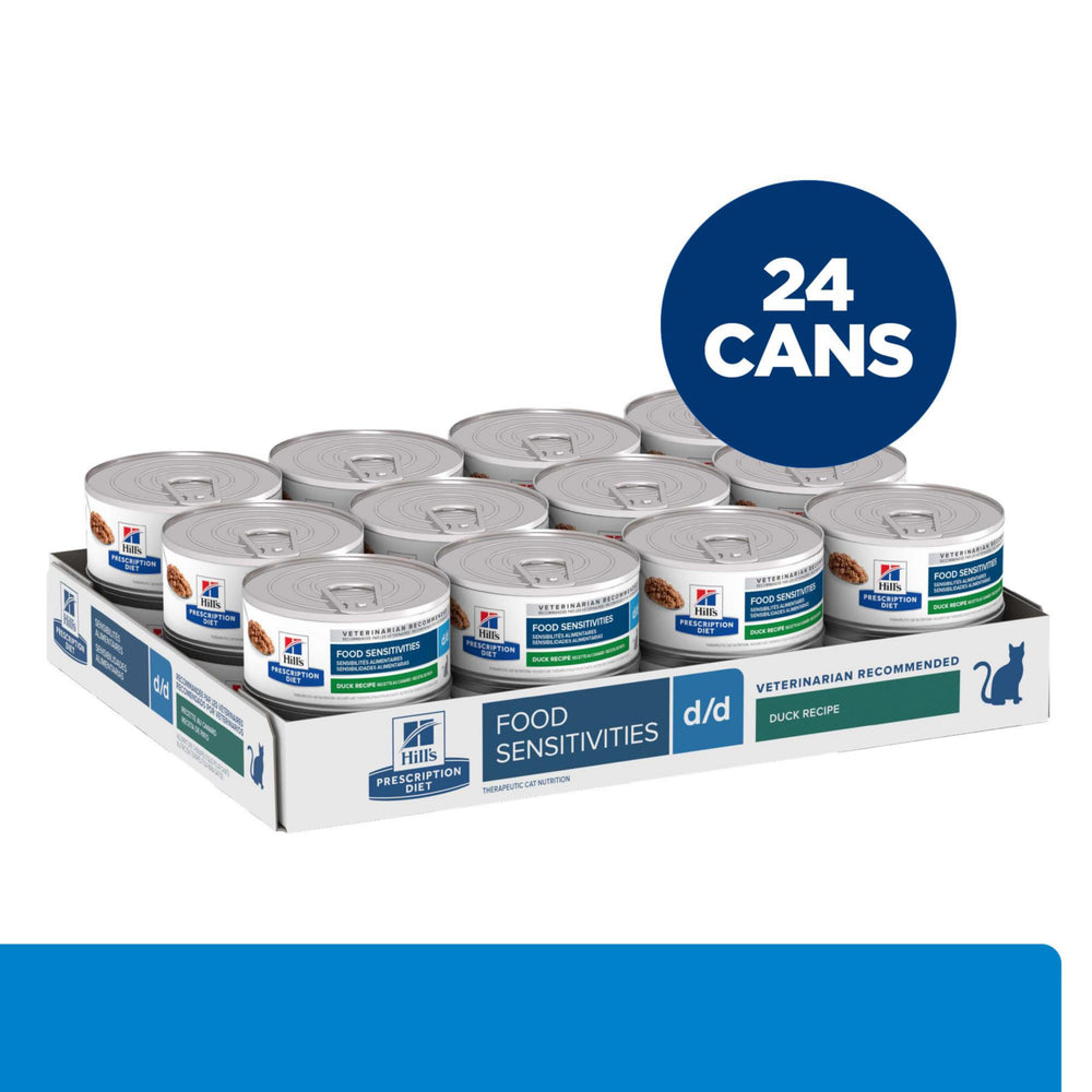 Hill's d/d limited-ingredient formula demonstrates simple nutrition for cats