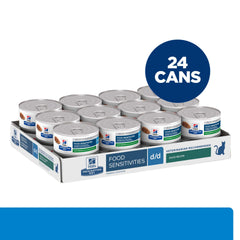 Hill's d/d limited-ingredient formula demonstrates simple nutrition for cats