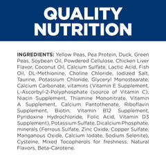 Hill's d/d single protein ingredient emphasizes a simple recipe for sensitivities.