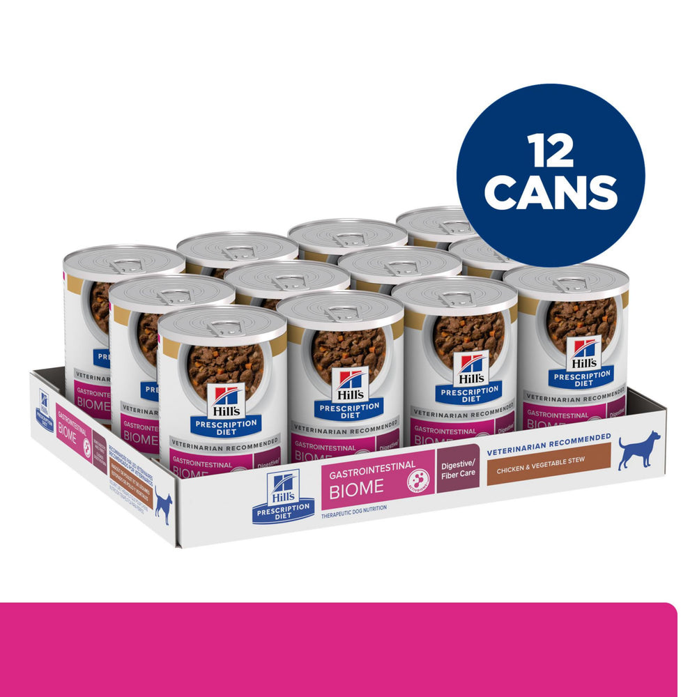 Hill's Prescription Diet Gastrointestinal Biome ActivBiome+ technology promotes gut balance.