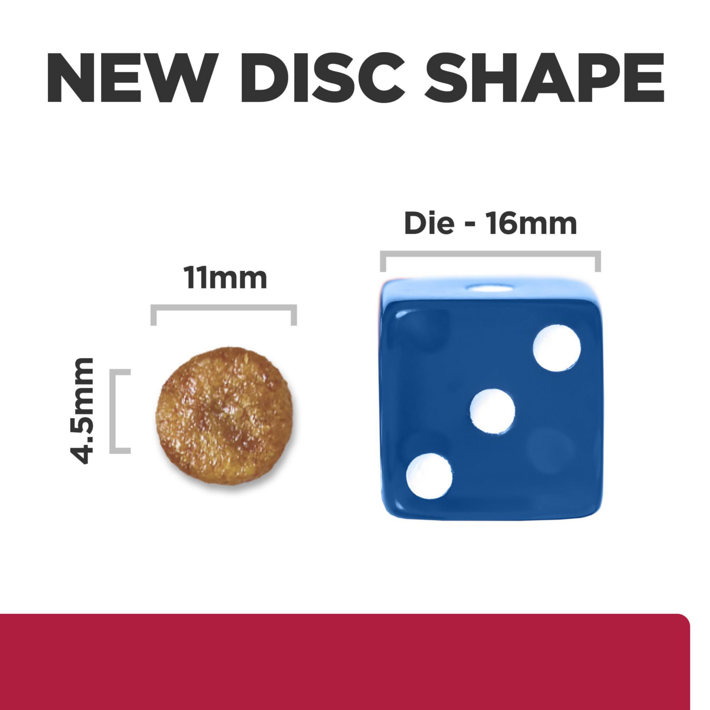Hill's Prescription Diet h/d heart care kibble form shows uniform pieces for daily feeding.