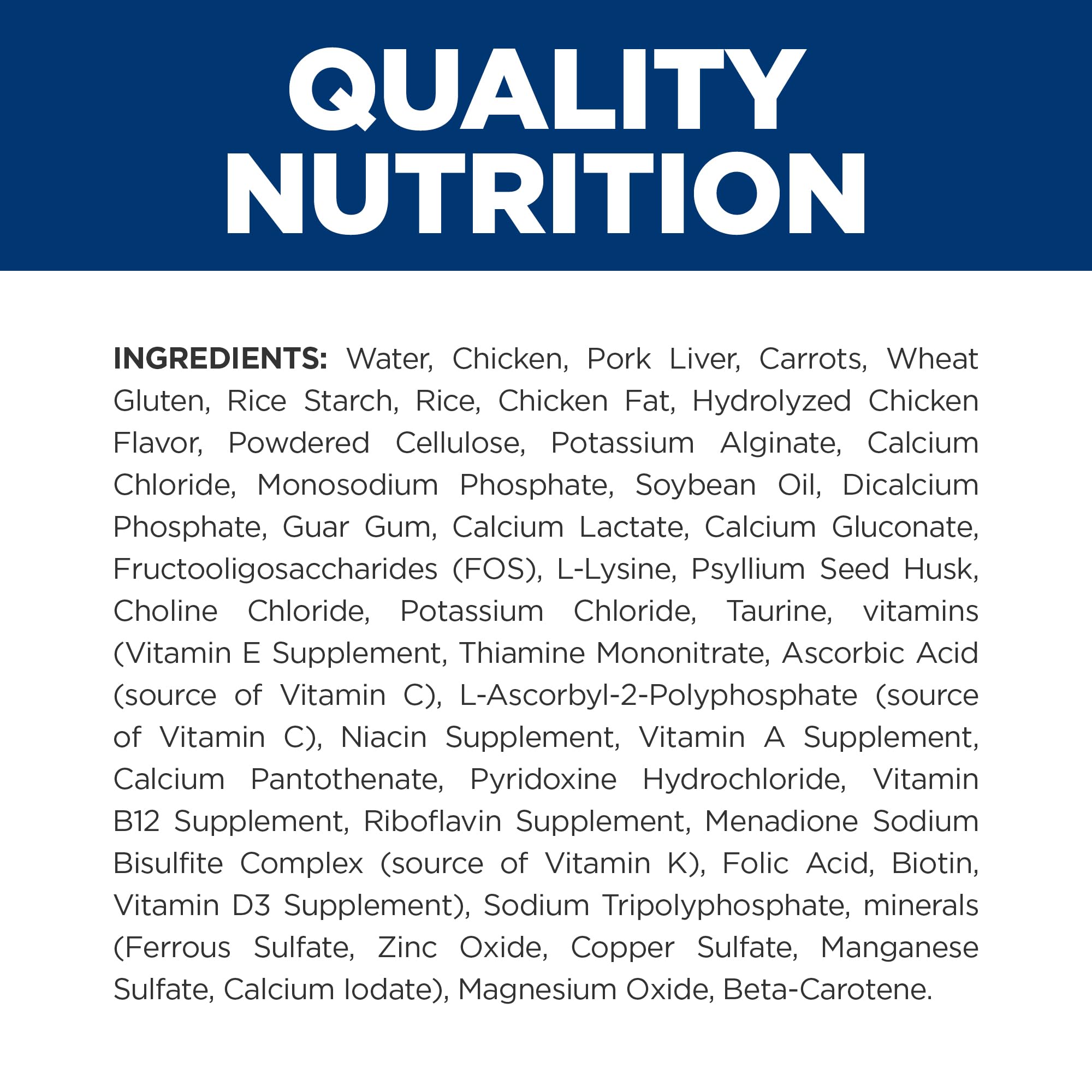 Hill's i/d with vegetables and prebiotic fibers for gut health.