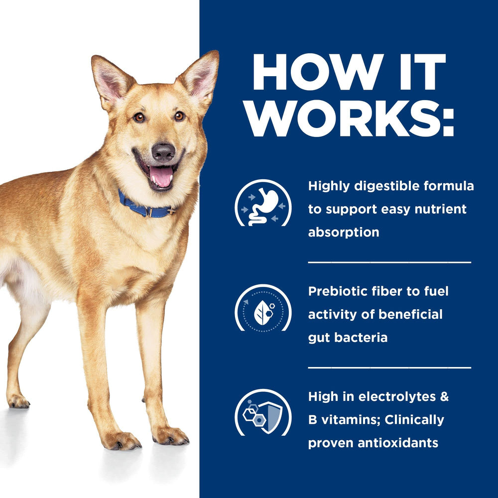 Hill's Prescription Diet i/d quality-packaging image emphasizes reliable, vet-backed nutrition.