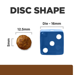 Hill's j/d Joint Care kibble closeup showing texture and quality