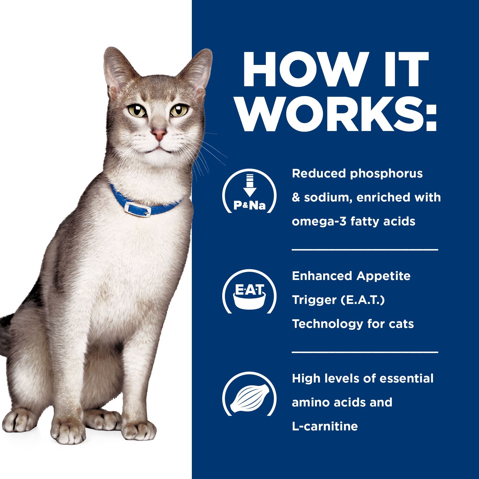 Hill's k/d cat meal balance with tuna flavor for daily meals.