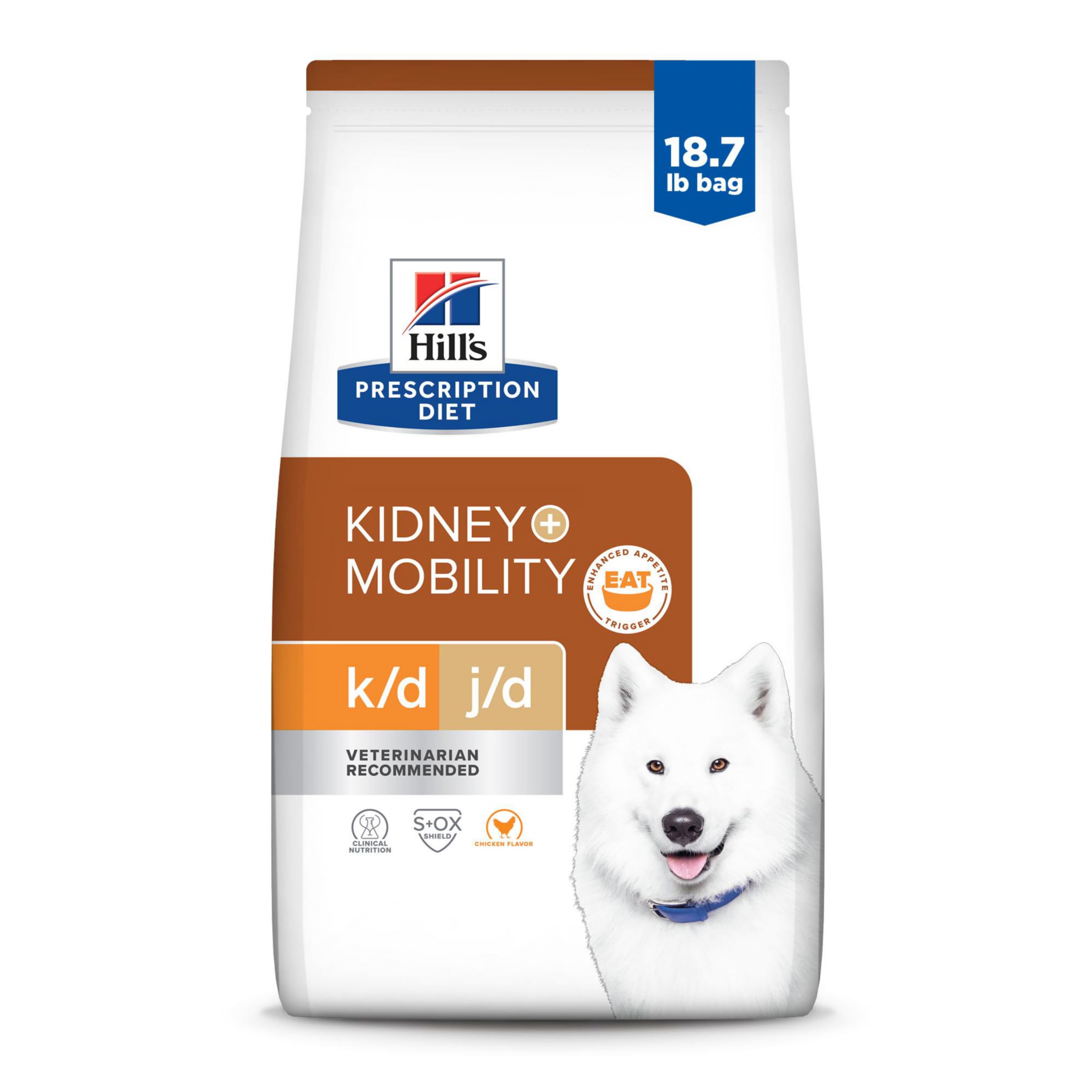 Hill's Prescription Diet KD-JD kidney care bag-front highlights kidney support for pets