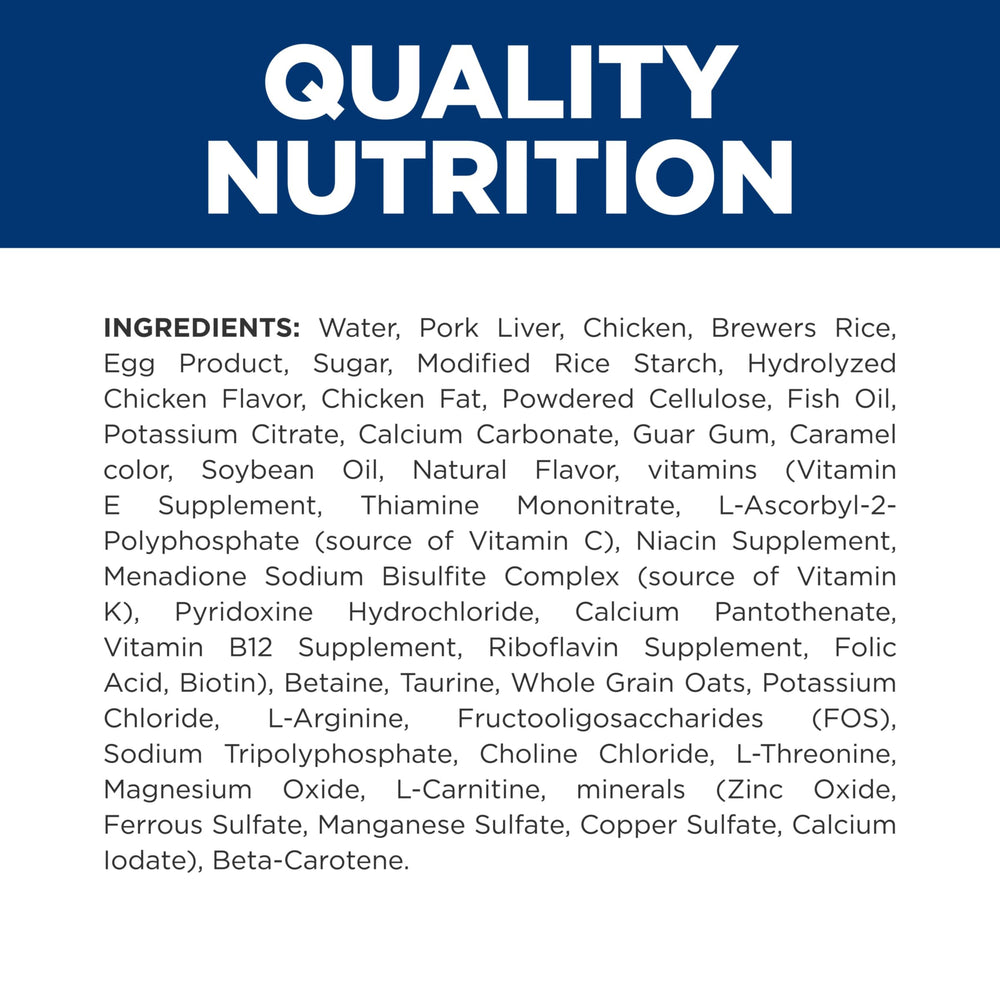 Hill's Prescription Diet k/d label closeup highlights ActivBiome+ Kidney Defense