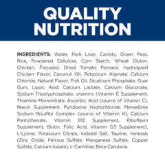 Close-up of Hill's Metabolic nutrition label emphasizing clinical guidance