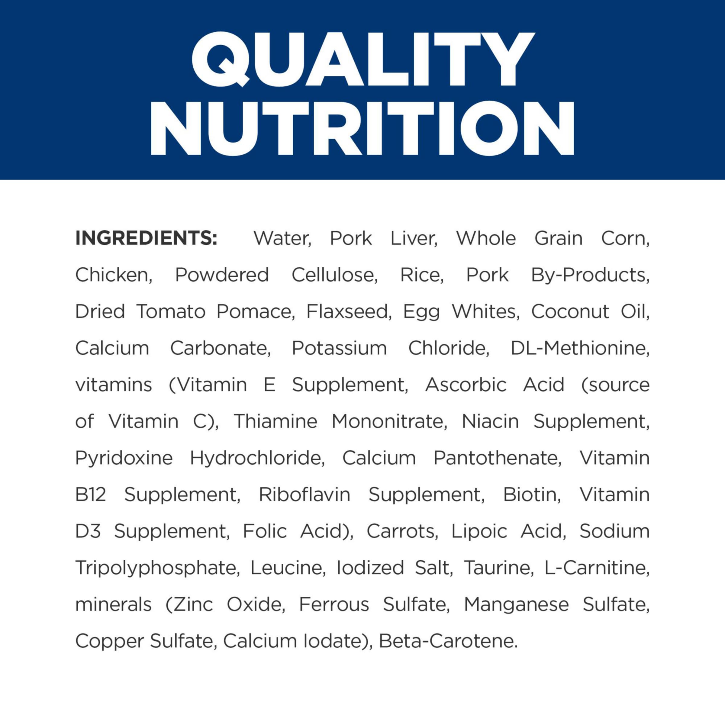 Hill's Prescription Diet Metabolic chicken label closeup, product details