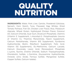Hill's Metabolic nutrition panel highlights metabolism-supporting nutrients