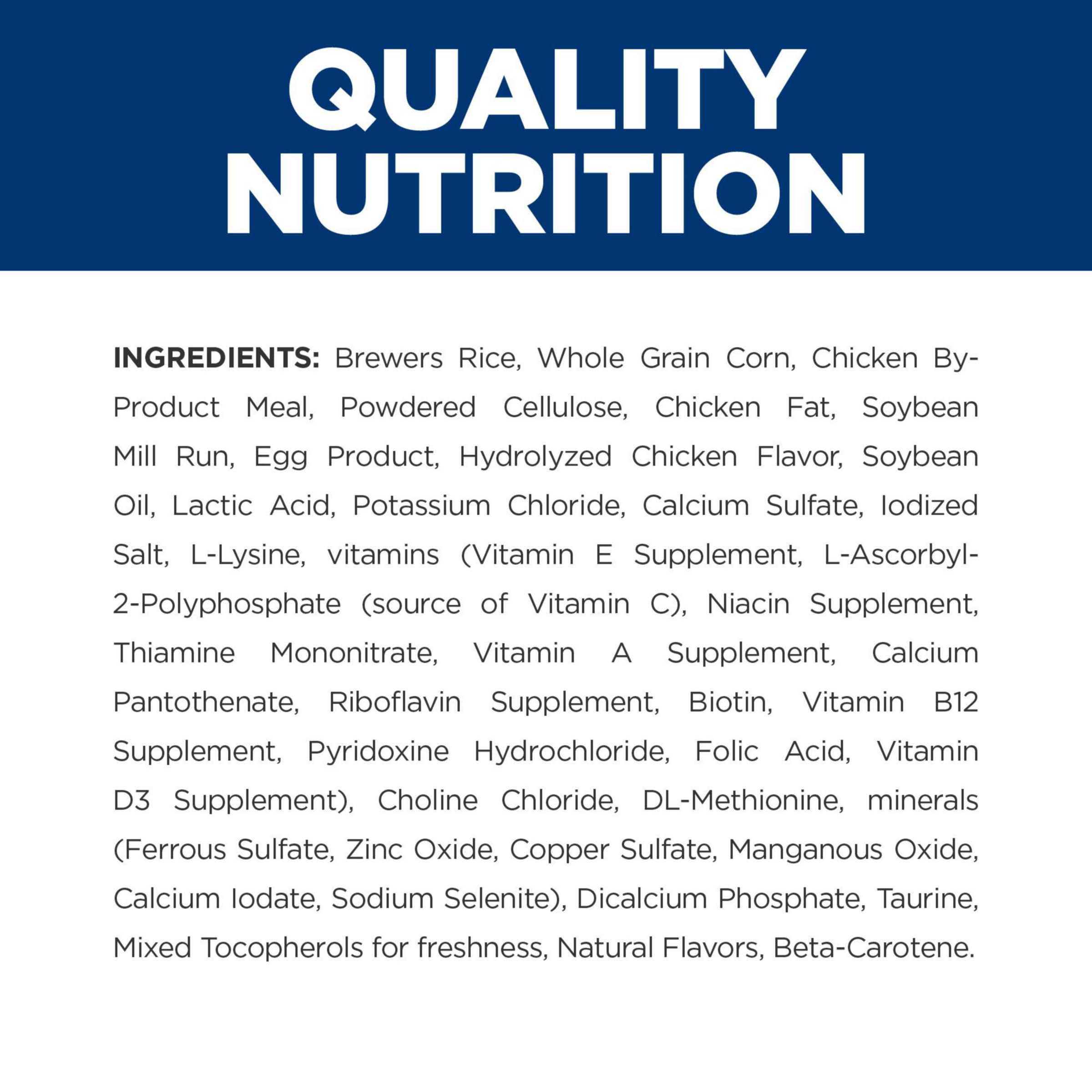 Hill's t/d dental care packaging highlighting USA-made formula
