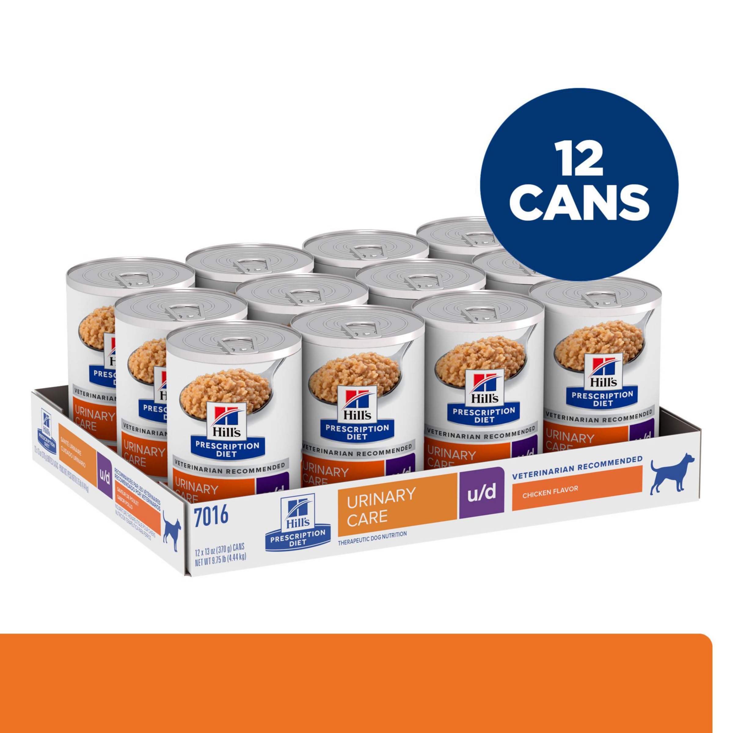 Hill's Prescription Diet u/d urinary care can highlights urinary health benefits for dogs