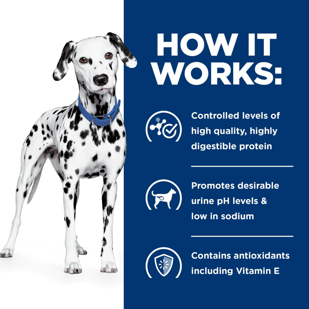 Hill's Prescription Diet u/d features vitamin E and beta carotene for immune health