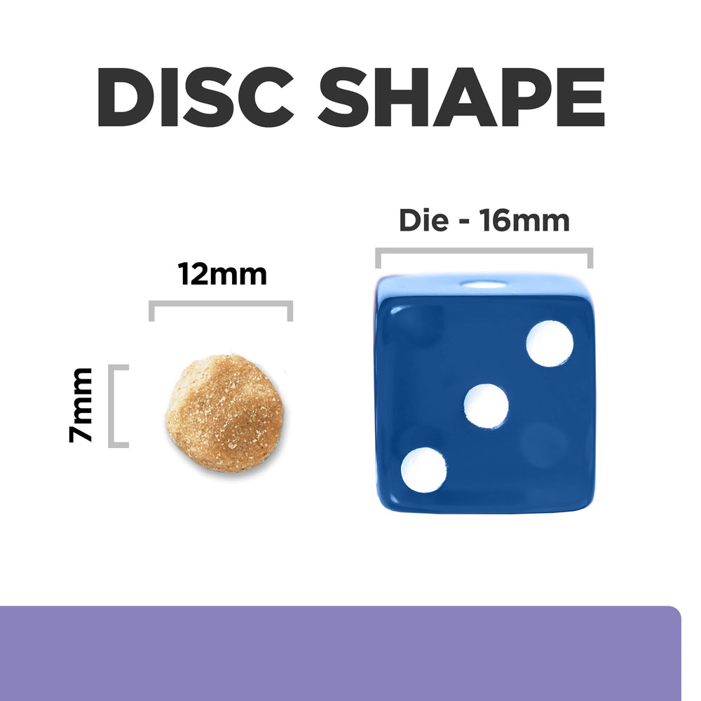 Hill's Prescription Diet z/d Low Fat kibble texture close-up for easy consumption.