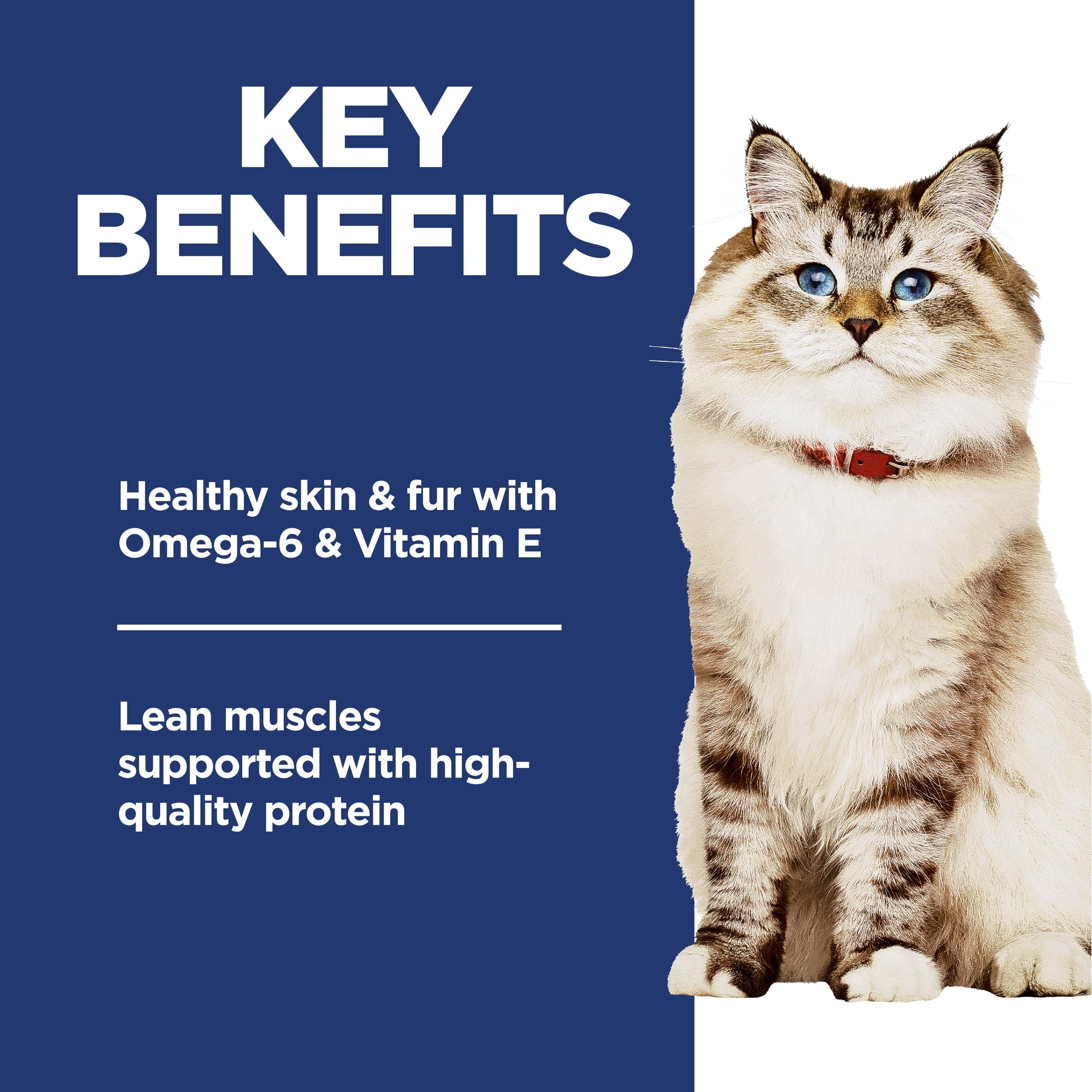 Hill's Science Diet formula label emphasizes natural ingredients for cats