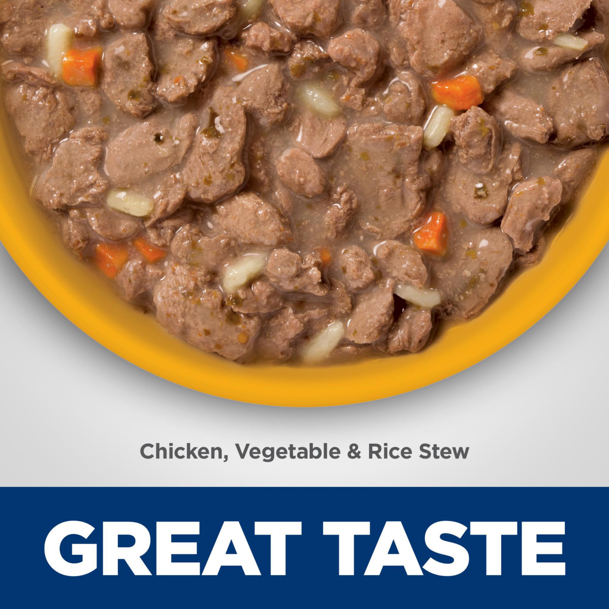 Hill's Science Diet chicken stew with pumpkin shows fiber support