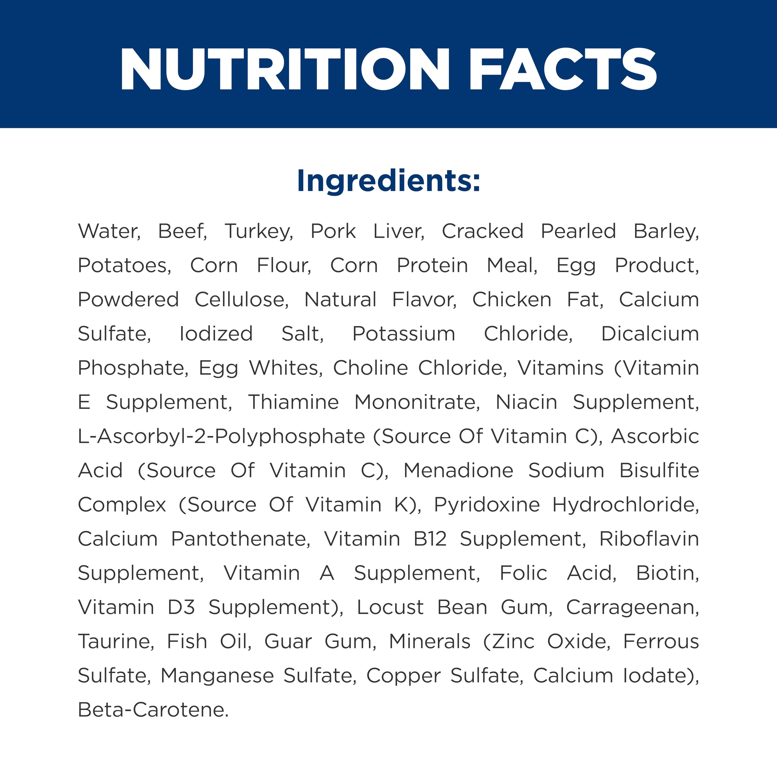 USA-made badge on Hill's Science Diet beef minced cat food can.