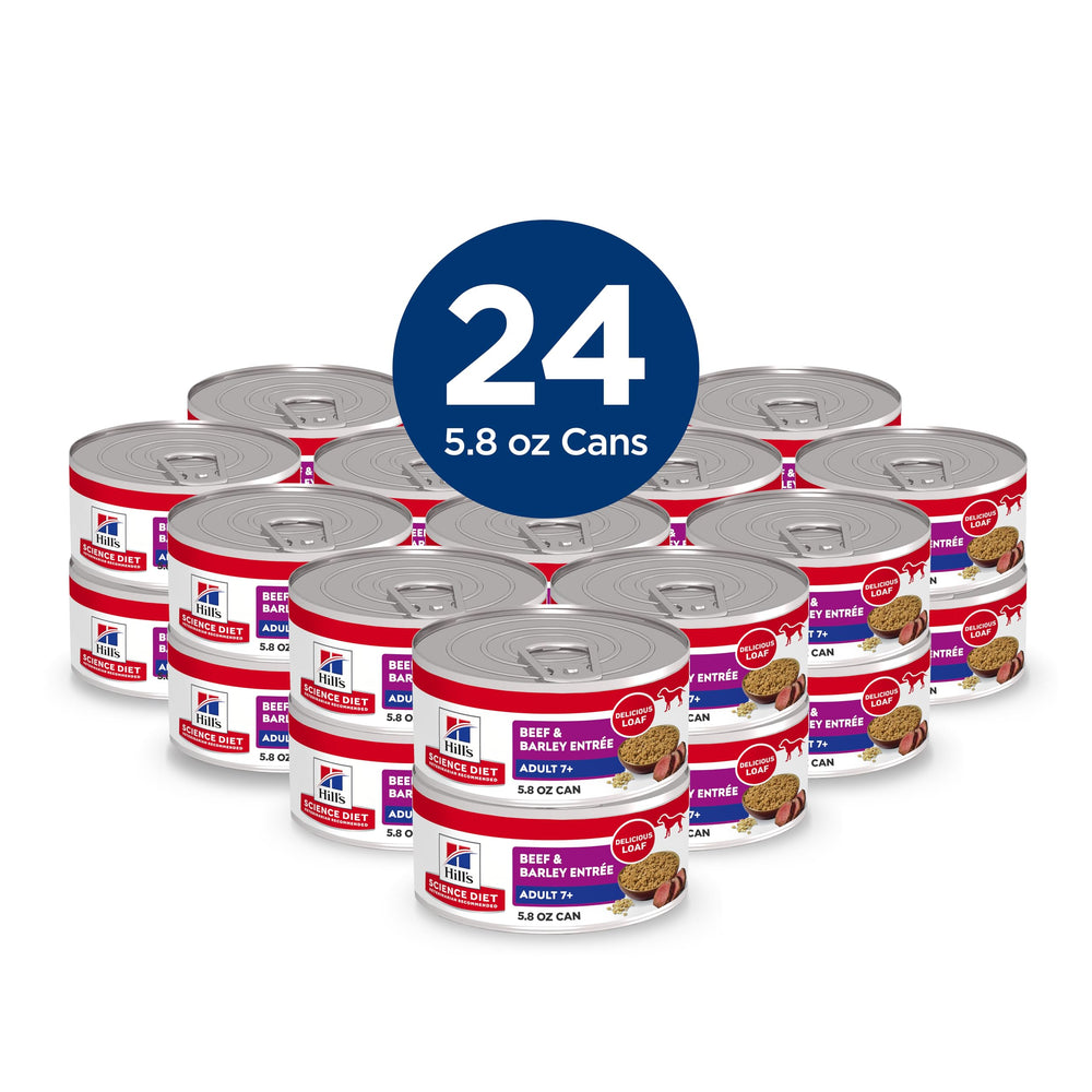 Serving Hill's Science Diet Adult 7+ in a bowl designed for easy feeding.