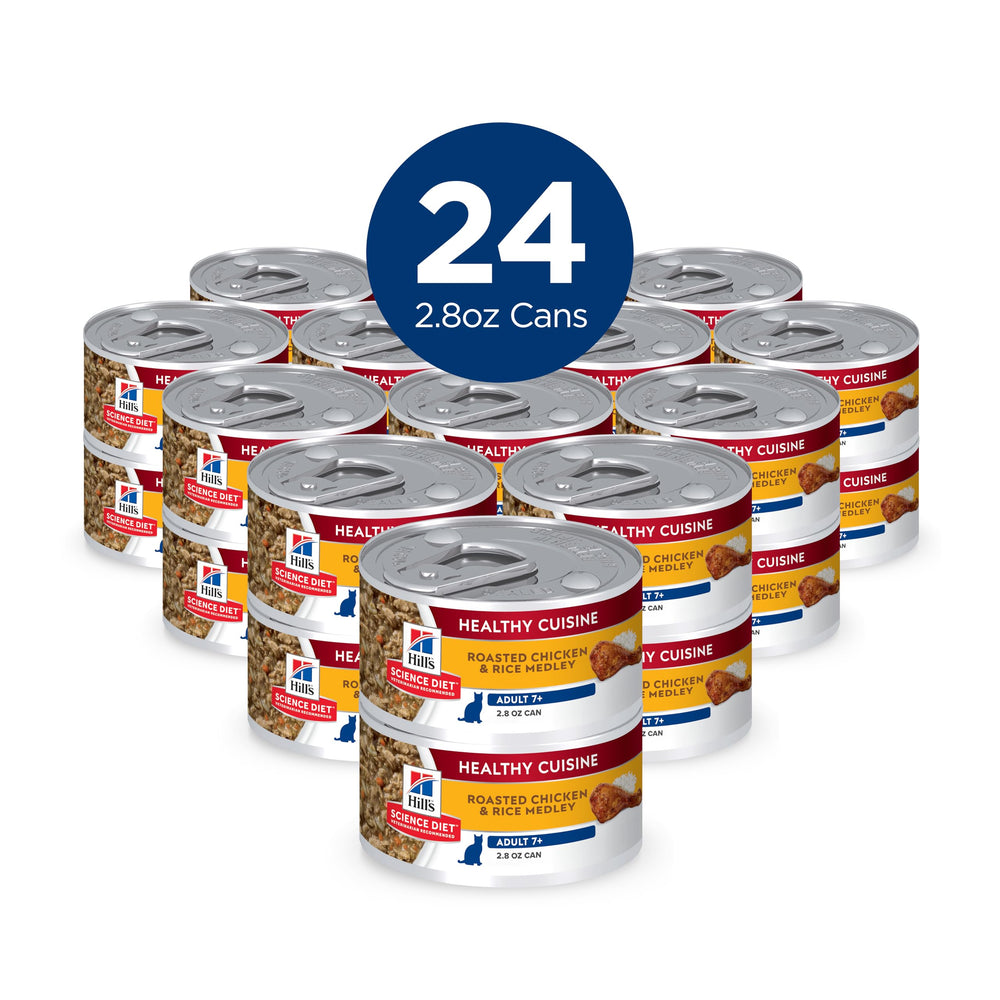 Hill's Science Diet can side view presents easy-to-serve portions for busy households.