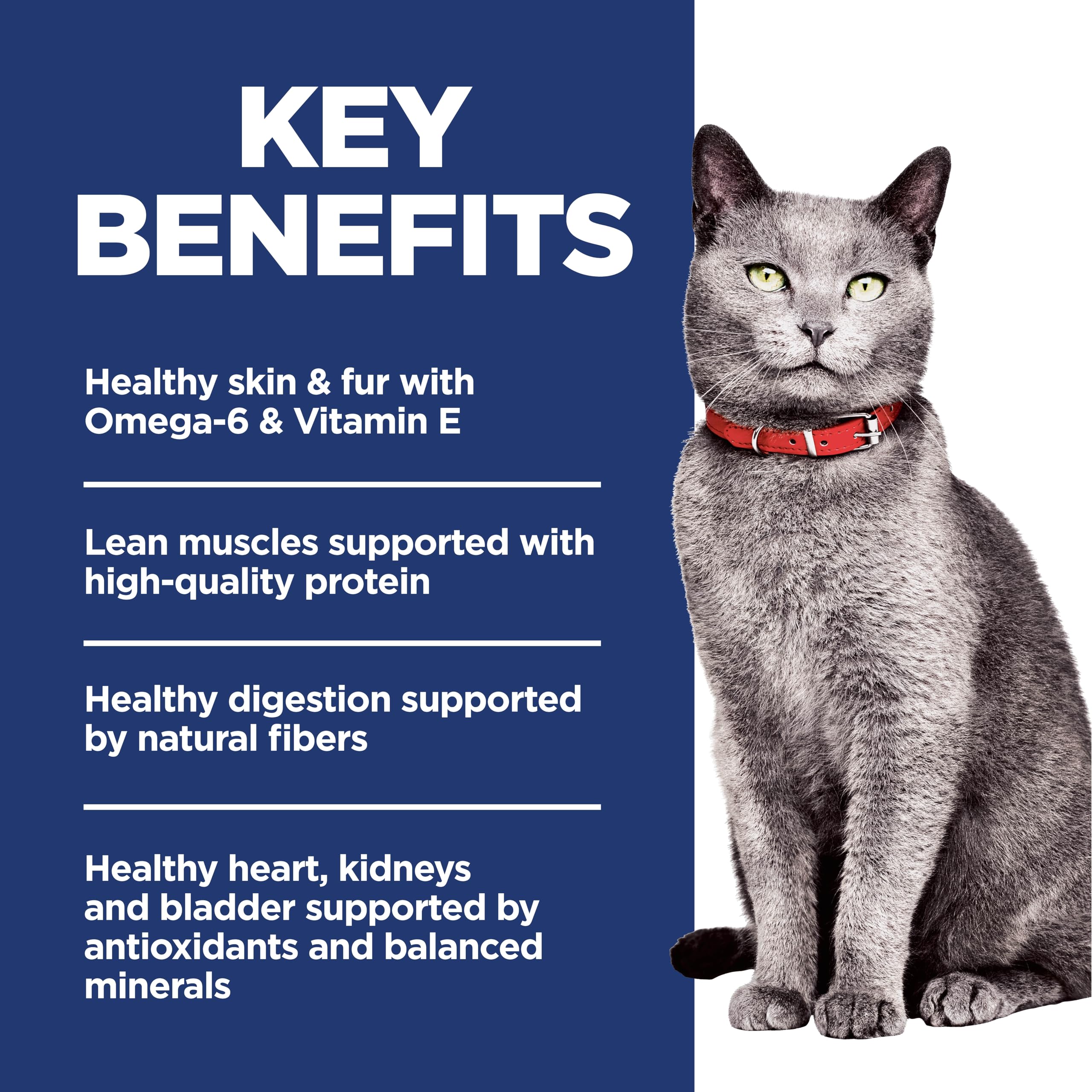 Hill's Science Diet Adult 7+ lean protein closeup helps maintain lean muscles