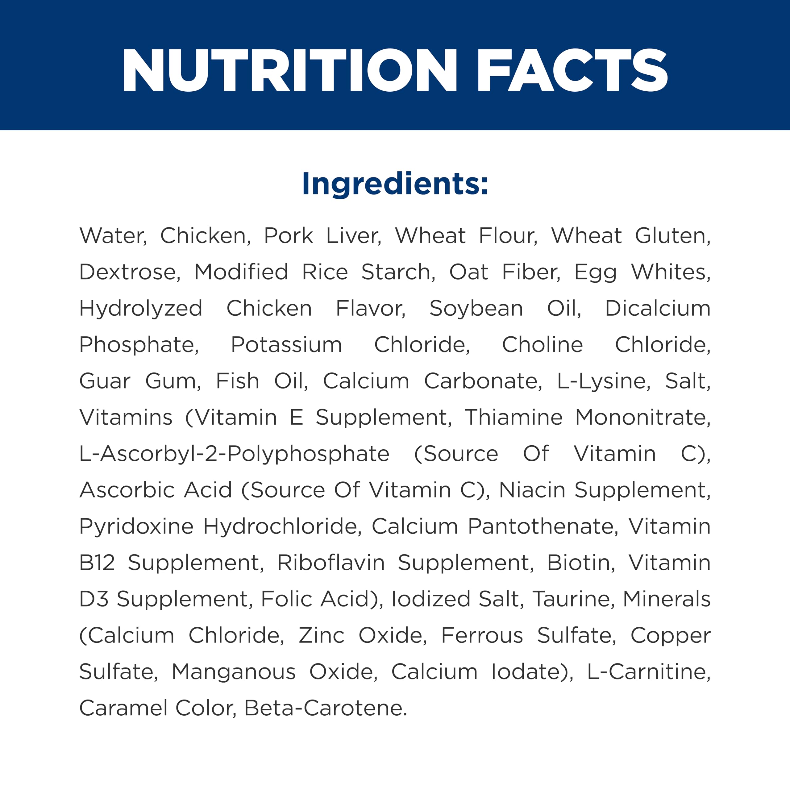 Hill's Science Diet Adult 7+ label detail featuring vitamin antioxidants for immune support