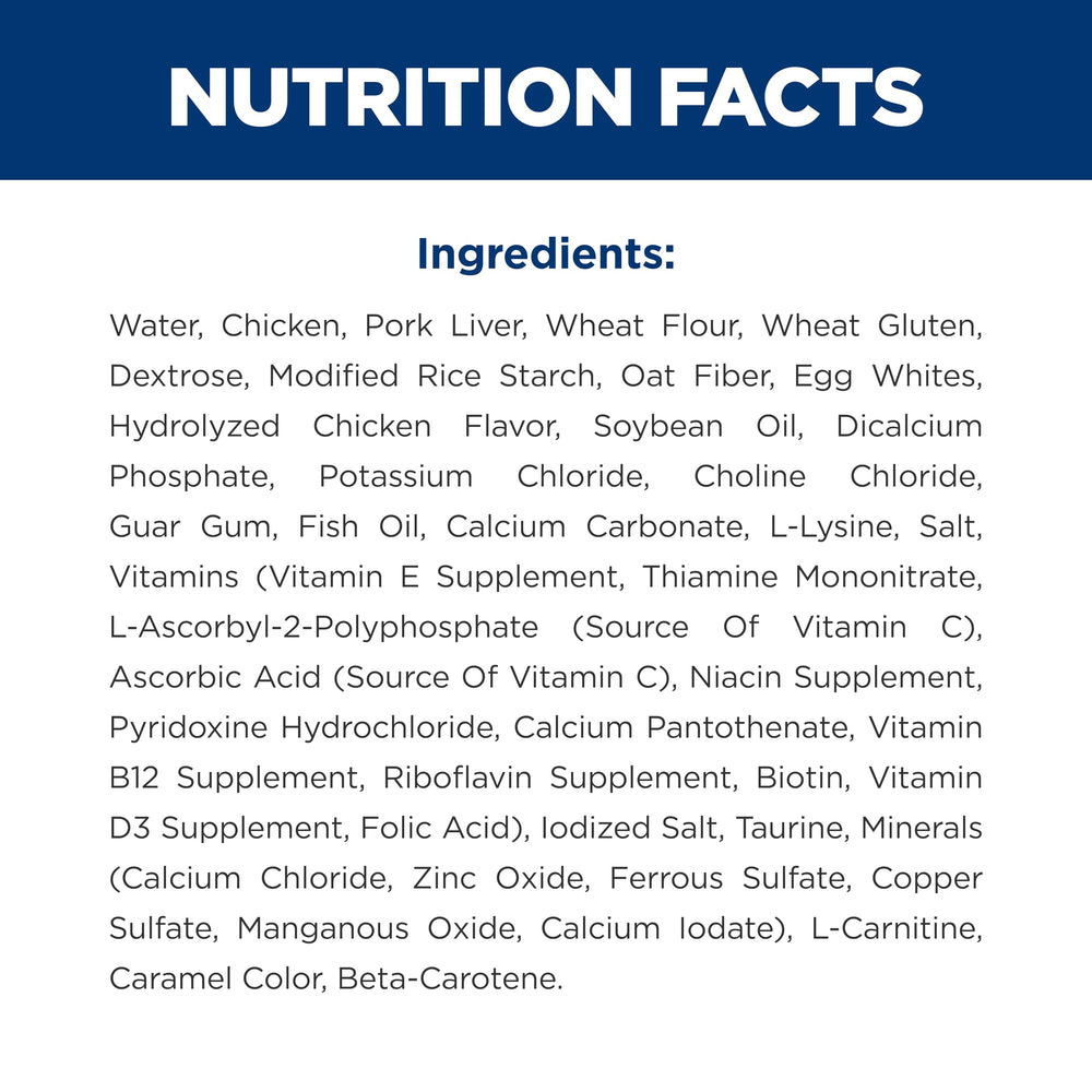 Hill's Science Diet Adult 7+ label detail featuring vitamin antioxidants for immune support
