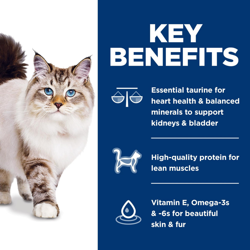 Hill's Science Diet healthy skin and coat for adult cats with omega benefits