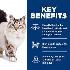 Hill's Science Diet healthy skin and coat for adult cats with omega benefits