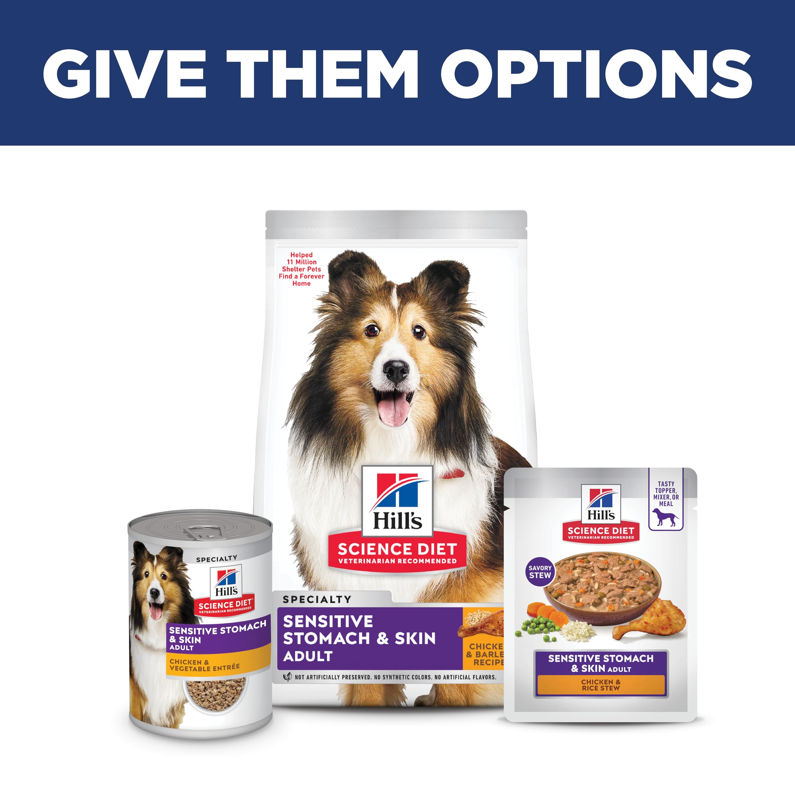 Hill's Science Diet adult dog meal served from pouch