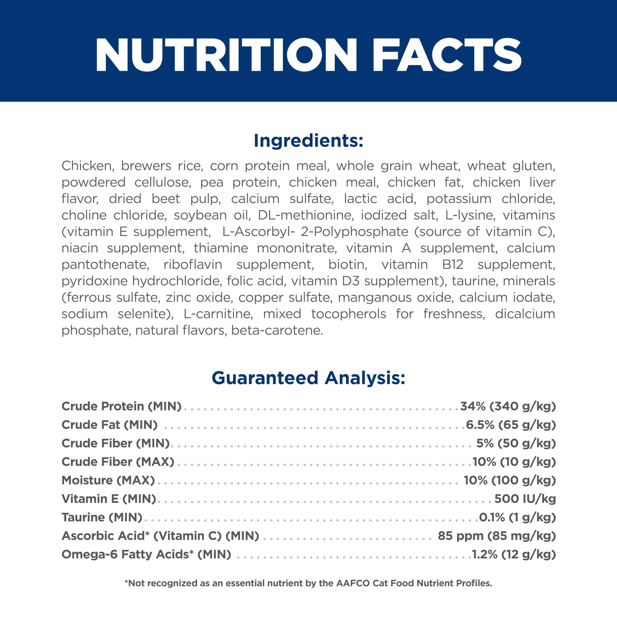 Label emphasizes natural ingredients and absence of artificial additives