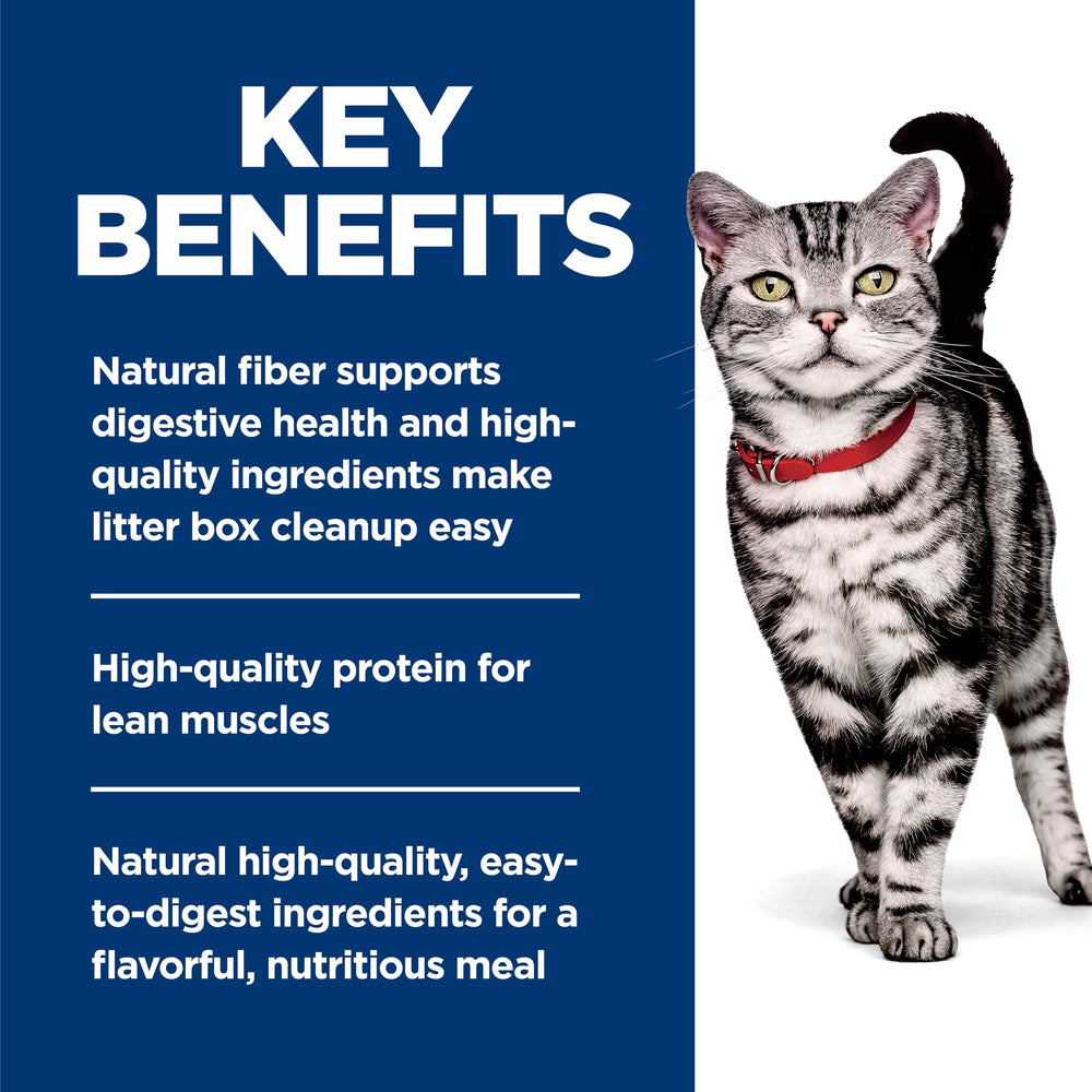 Hill's Science Diet Indoor Salmon-vegetable wet cat food can provides savory flavor cats enjoy.