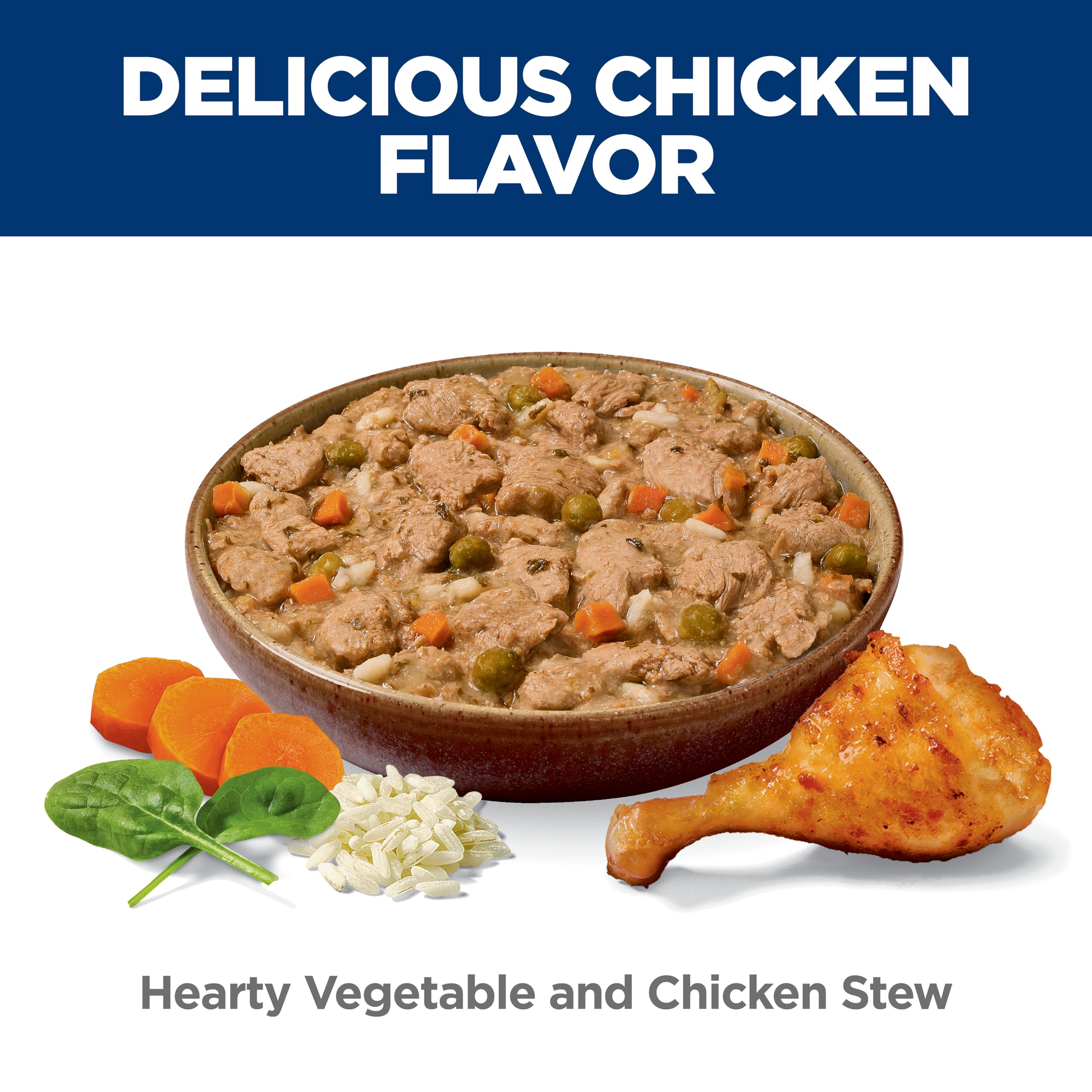 Serving bowl of Hill's Perfect Weight stew promotes balanced portions