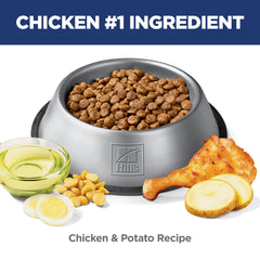 Hill's Science Diet chicken and potato ingredients spotlight for premium nutrition.