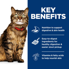 Hill's Science Diet wet cat food packaging highlighting grain-free formula