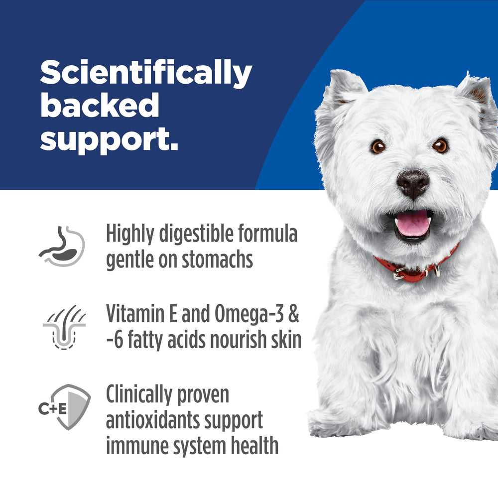 Hill's Science Diet chicken kibble closeup for balanced nutrition