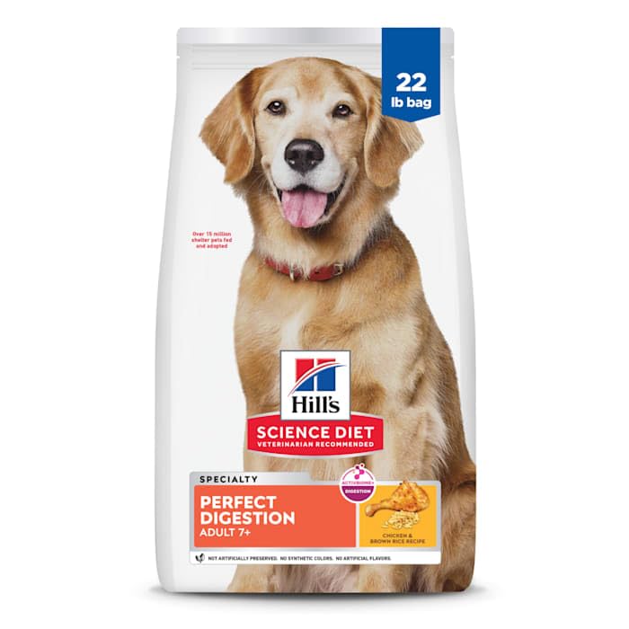 Hill's Science Diet ActivBiome+ technology highlighted on packaging for digestion support.