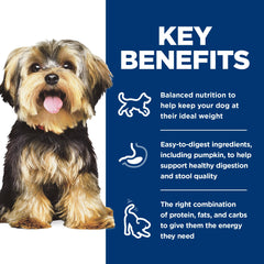 Hill's Science Diet canned dog food with antioxidant blend for vitality in small dogs