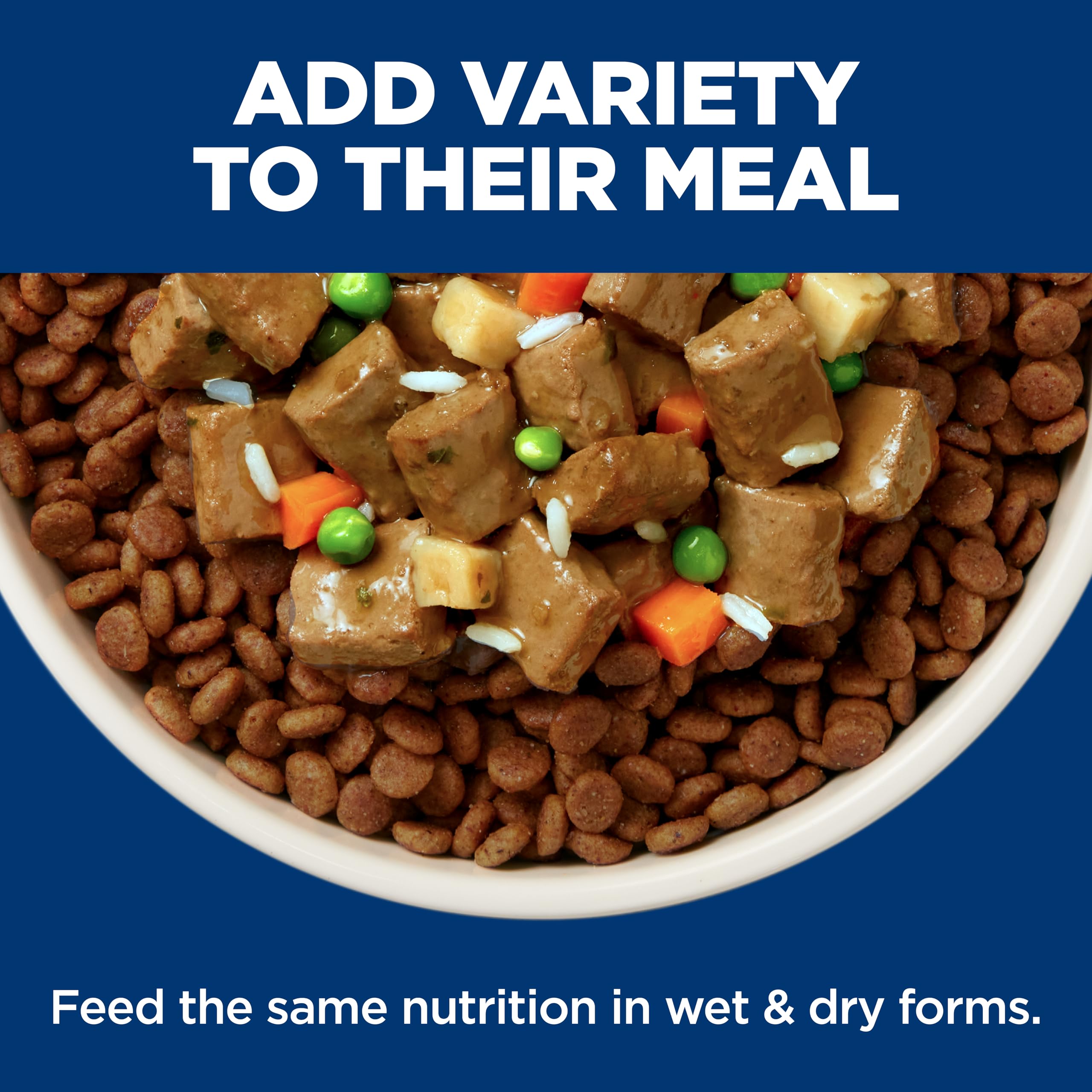 Hill's Science Diet real chicken protein as first ingredient supports lean muscle