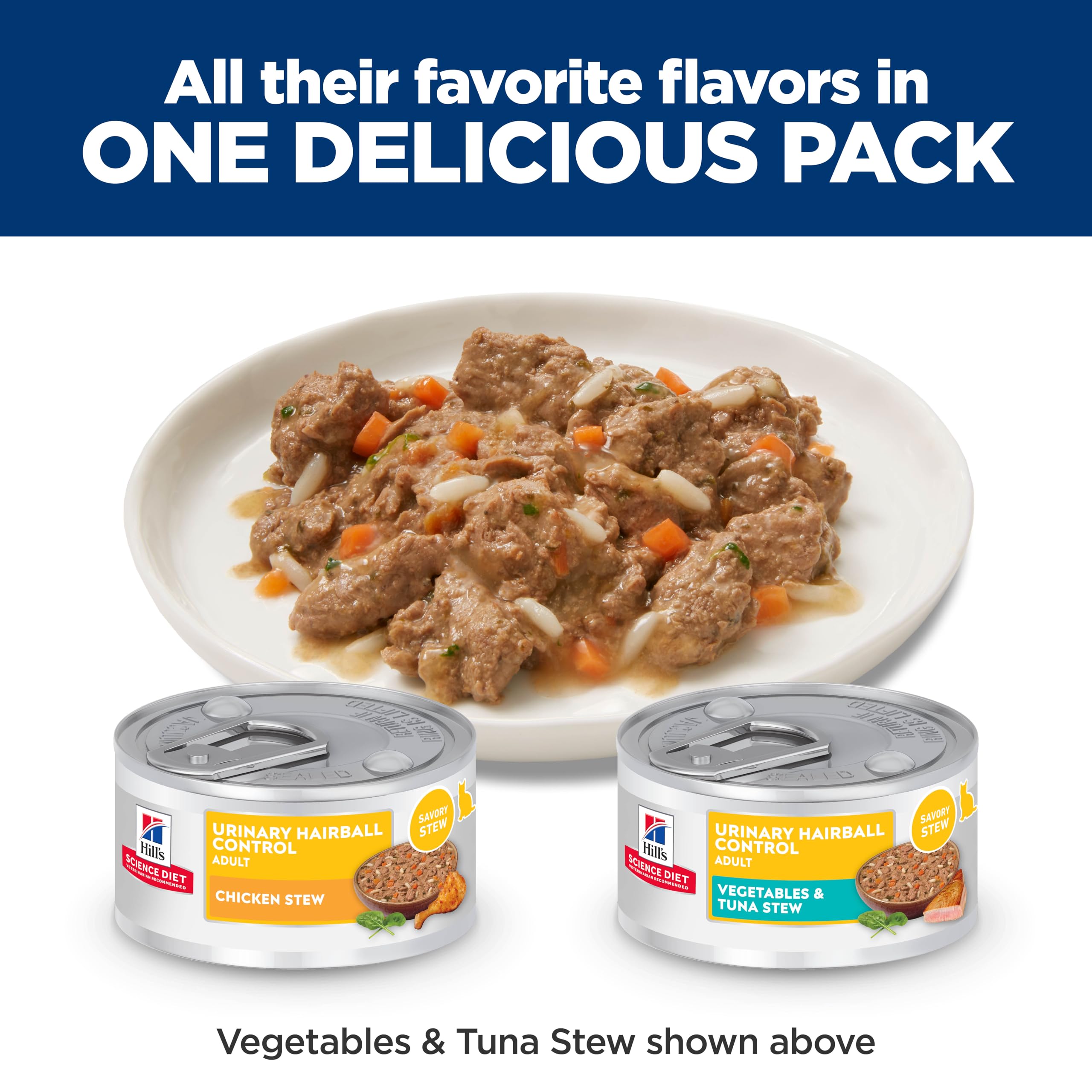 Hill's Science Diet Adult Urinary Hairball Made in USA image, trusted global ingredients.