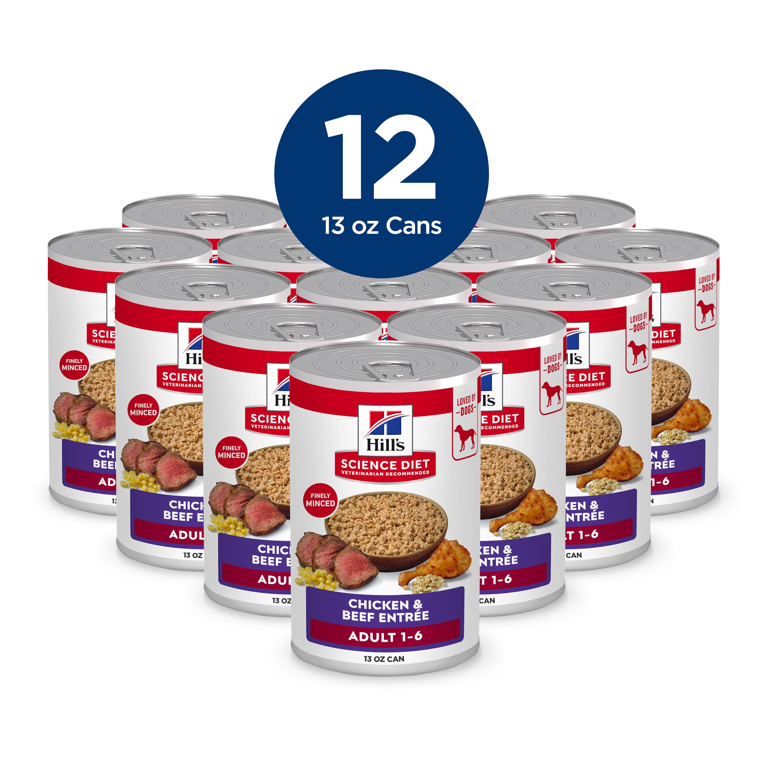 Hill's Science Diet packaging highlights quality ingredients and trusted nutrition.