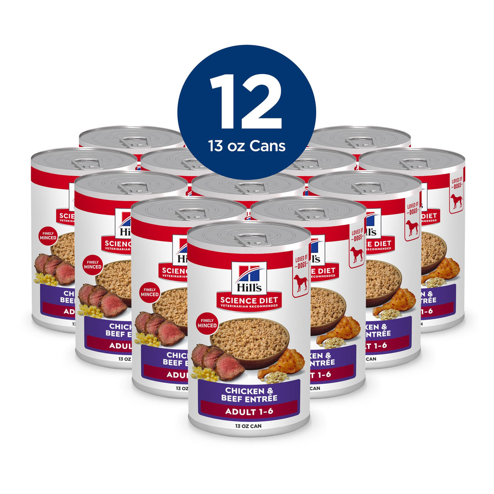 Hill's Science Diet packaging highlights quality ingredients and trusted nutrition.