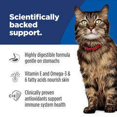 Hill's Science Diet salmon-tuna dinner served in bowl for mealtime appeal
